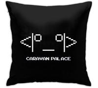 Housse De Coussin Pixel Caravane Palace, Taie D'oreiller Décorative 45cm X 45cm