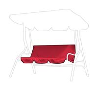 Housse de Coussin pour balancelle de Patio, Housse de Remplacement pour balancelle 3 Places, Housse de siège imperméable pour balancelle de Patio, café, 150 x 50 x 10 cm