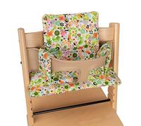 Housse de coussin pour chaise haute Stokke. Compatible avec Stokke, Stokke Tripp Trapp, Trip Trap Stokke, Stokke Chaise haute évolutive et Stokke Chaise haute (Love Vert)