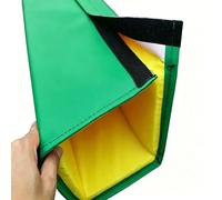 Housse de coussin pour colonne avec bande adhésive, rembourrage de protection pour poteaux métalliques, coussinets de sécurité robustes pour paniers de basket-ball carrés, enveloppement complet à 360°