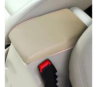 Housse De Coussin Pour Console Voiture, Boîte Support, Doublure Tapis Supérieur, Accessoires Pour Tiguan MK2 2010 - 2016 Aménagements intérieurs(Beige)