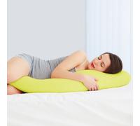 Housse de coussin pour dormeur de côté 40x140cm + coussin Premium vert - vert olive