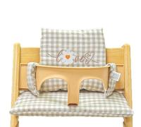 Housse de Coussin pour Stokke, coussin de siège de bébé en coton biologique, housse de remplacement, Coussin de siège Doux pour bébés et Tout-Petits avec Poche de rangement (03)