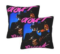 Housse de Coussin Punk Rock Daft, Housses de Coussin décoratives, 2 pièces, Housse de Coussin Vintage pour canapé et canapé