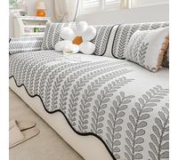 Housse de Coussin rafraîchissante - Coussin de siège de Forme irrégulière, Lavable en Machine, s'adapte à la Housse de canapé for 1 à 4 Places, Section d'angle en Forme de L(Gray B,70 * 70cm)