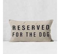 Housse de coussin réservée pour le chien, cadeau pour amoureux des chiens, décoration de chien, housse de coussin amusante pour chien, cadeaux pour maman de chien, cadeaux pour propriétaire de chien,