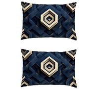 Housse de Coussin Résumé Housse Coussin Salon de Jardin Exterieur Europe du Nord Rectangulaire Lin Impermeable Taie Oreiller Double Sided Printing Decoration Maison Automne Decoration 30x50cm M-160