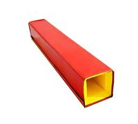 Housse de coussin robuste et résistante aux intempéries - Pour poteau de basket-ball de 1,2 x 1,2 cm, 2,4 x 2,4 m - Rembourrage de but de basket-ball de 1,8 m de haut pour intérieur et extérieur