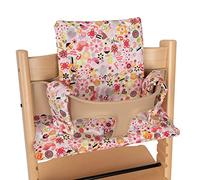 Babyline Housse de Coussin pour Chaise Haute Stokke. Compatible avec Stokke, Stokke Tripp Trapp, Trip Trap Stokke, Stokke Chaise Haute évolutive et Stokke Chaise Haute (Love Rose)