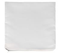 Housse de coussin TECHNOTAPE blanche - Forme carré - 100% polyester sensation coton - Dim. 45x45cm (à utiliser avec réf. TSPS010)