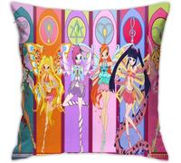 Housse De Coussin The Winx Club, Housse De Coussin Pour Canapé-Lit, Décoration D'intérieur, 18x18 Pouces