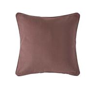 HOMESCAPES Housse de Coussin Uni Chocolat en 100% Coton, Housse de Coussin 60x60 cm