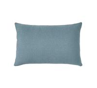 Housse de coussin unie texturée en jacquard de coton, Poème