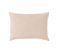 Housse de coussin unie texturée en jacquard de coton, Poème