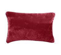 Housse de coussin velours - Finition surpiqures ""Gipsy"" Vent du sud - Gipsy Pourpre - Coussin 40 x 60 cm