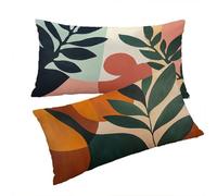 Housse de Coussin Vert Sauge Taie Oreiller Abstrait Taie d'oreiller 50x70cm Velours Housse Coussin Decoratif Taie Oreiller Fermeture éclair Invisible Lavable pour Decoration Maison Chambre T0T583