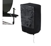 Housse de cric de camping-car | Protection résistante aux intempéries, housse de cric électrique avec fenêtre transparente pour remorque, garage, bateau tout-terrain, camping, réparation routière