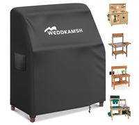 Housse De Cuisine Enfant en Bois 130Lx60Wx100H cm, Housse De Jouet Barbecue Grill Enfants, Tissu Oxford 420D, 100% ImperméAble Anti-PoussièRe | Protection UV