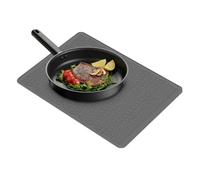 Housse de cuisinière à dessus plat - Couvercle de comptoir de cuisine en silicone résistant à la chaleur - Tapis de séchage pour ustensiles de cuisine pour cuiseur à riz, chauffage en vitrocéramique