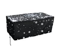 Housse de cuisinière d'extérieur - Protection Oxford 420D robuste et imperméable - Housse de terrasse noire - Idéale pour les brûleurs à gaz, la cuisine en plein air, le camping, garder les comptoirs