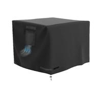 Housse de de feu carrée de 76,2 cm, Portable, imperméable, Robuste, rétractable, Parfaite pour Les Feux de terrasse, Le Camping, Le Jardin, Le Porche, Les espaces intérieurs