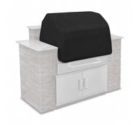 Housse de Dessus de Barbecue pour Campingaz 4 Series Built-in 4 Series | Housse de barbecue en tissu Oxford avec coutures renforcées et sac de rangement pour un stockage extérieur ordonné