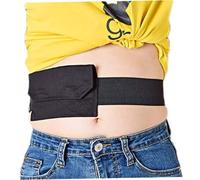 Housse de dialyse péritonéale Ceinture PD confortable Support de tube d'alimentation G/Peg Drainage par cathéter Fixation abdominale Soins infirmiers pour patients (98-115 cm)