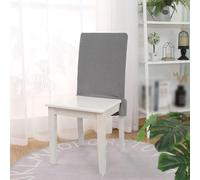 Housse de dossier de chaise élégante avec ajustement élastique qui améliore votre expérience culinaire tout en protégeant les meubles