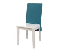 Housse de dossier de chaise élégante et fonctionnelle pour chaises d'hôtel, matériau doux pour une expérience confortable (vert foncé)