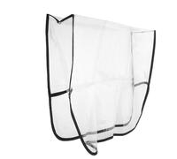 Housse de Dossier de Fauteuil de Coiffeur PVC Transparente 19x17 Pouces | Protection Imperméable Teinture et Éclaboussures Chimiques, Légère et Réutilisable, pour Salon de Coiffure