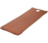 Housse de drap de spa de massage avec bande élastique et trou de respiration pour le visage, pour maison, hôtel, salon de beauté, lit cosmétique (taille L, café)