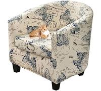 Housse de Fauteuil 1 Place Chesterfield Cabriolet, Housse de Chaise Extensible Club Universel Amovible Lavable Couverture de Fauteuil Chesterfield Protecteur de Fauteuil pour Salon Tub Chair ( Color :