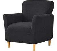 Housse de Fauteuil Cabriolet 1 Place Extensible Amovible Couverture de Fauteuil Cabriolet Carrées Club Universel Lavable Housse de Canapé，Protecteur de Fauteuil，pour Salon Tub Chair ( Color : #26 , Si