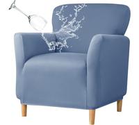 Housse de Fauteuil Cabriolet 1 Place Extensible Amovible Couverture de Fauteuil Cabriolet Carrées Club Universel Lavable Housse de Canapé，Protecteur de Fauteuil，pour Salon Tub Chair ( Color : #18 , Si