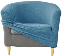 Housse de Fauteuil Cabriolet 1 Place, Housse de Fauteuil Crapaud Extensible Chesterfield, Housse Fauteuil Salon Club Lavable, Couverture de Fauteuil Facile à Installer et à Laver ( Color : #26 )