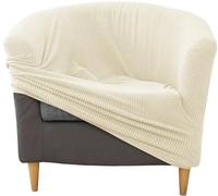 Housse de Fauteuil Cabriolet 1 Place, Housse de Fauteuil Crapaud Extensible Chesterfield, Housse Fauteuil Salon Club Lavable, Couverture de Fauteuil Facile à Installer et à Laver (Color : #3)