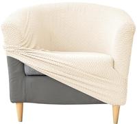 Housse de Fauteuil Cabriolet 1 Place, Housse de Fauteuil Crapaud Extensible Chesterfield, Housse Fauteuil Salon Club Lavable, Couverture de Fauteuil Facile à Installer et à Laver (Color : #21)