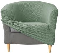 Housse de Fauteuil Cabriolet 1 Place, Housse de Fauteuil Crapaud Extensible Chesterfield, Housse Fauteuil Salon Club Lavable, Couverture de Fauteuil Facile à Installer et à Laver (Color : #23)