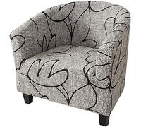 Housse de Fauteuil Cabriolet Chesterfield Imprimé Housse de Canapé Tub Convertible 1 Place Chair Extensible Lavable pour Protection de Meubles Décore Maison Salon (Color : #2, Size : 2pcs)