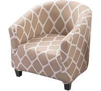 Housse de Fauteuil Cabriolet Chesterfield Imprimé Housse de Canapé Tub Convertible 1 Place Chair Extensible Lavable pour Protection de Meubles Décore Maison Salon (Color : #4, Size : 2pcs)