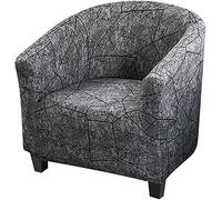 Housse de Fauteuil Cabriolet Chesterfield Imprimé Housse de Canapé Tub Convertible 1 Place Chair Extensible Lavable pour Protection de Meubles Décore Maison Salon (Color : #16, Size : 1pc)