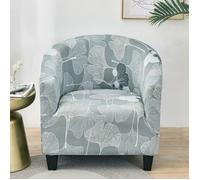 Housse de Fauteuil Chesterfield Imprimé floral Housse de Canapé Tub Chair Housse Fauteuil Club Extensible Lavable Modèle A4