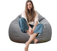 Housse de fauteuil de sac lavable pour fauteuil de sac - Housse de fauteuil de sac, housse de canapé pour personnes paresseuses, housse faite main pour fauteuil de sac | Couvre-talon universel