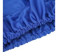 Housse de fauteuil dentaire, housse de fauteuil dentaire, bleu, tissu élastique bleu clair pour protection de meubles de service dentaire pour ensemble de couverture de fauteuil dentaire(L, bleu)