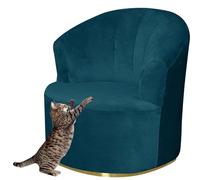 Housse de Fauteuil Extensible Housse de Chaise Tonneau Pivotante Velours / Jacquard Housse de Canapé 1 Place Housse de Fauteuil Club Rond Housse de Fauteuil Crapaud Lavable et Amovible ( Color : #26 )