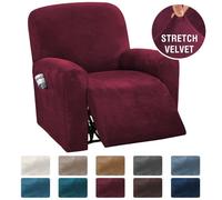 Housse de Fauteuil, Housse de Fauteuil à Oreilles Tissu Doux Polyester Protecteur pour Chaise Canapé