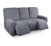 Housse De Fauteuil Inclinable 1/2/3 Places, Doux Antidérapante avec Poche Latérale Housse Fauteuil Relax 4/6/8 Pièce , Jacquard Housse De Canapé Fauteuil Protege de Meubles Lavable ( Color : #5 , Size