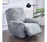 Housse De Fauteuil Inclinable À Motifs avec Poches Latérales Et Bords Sécurisés(B)