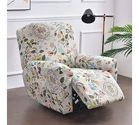 Housse De Fauteuil Inclinable À Motifs avec Poches Latérales Et Bords Sécurisés(C)