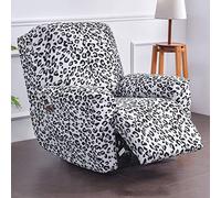 Housse De Fauteuil Inclinable À Motifs avec Poches Latérales Et Bords Sécurisés(E)